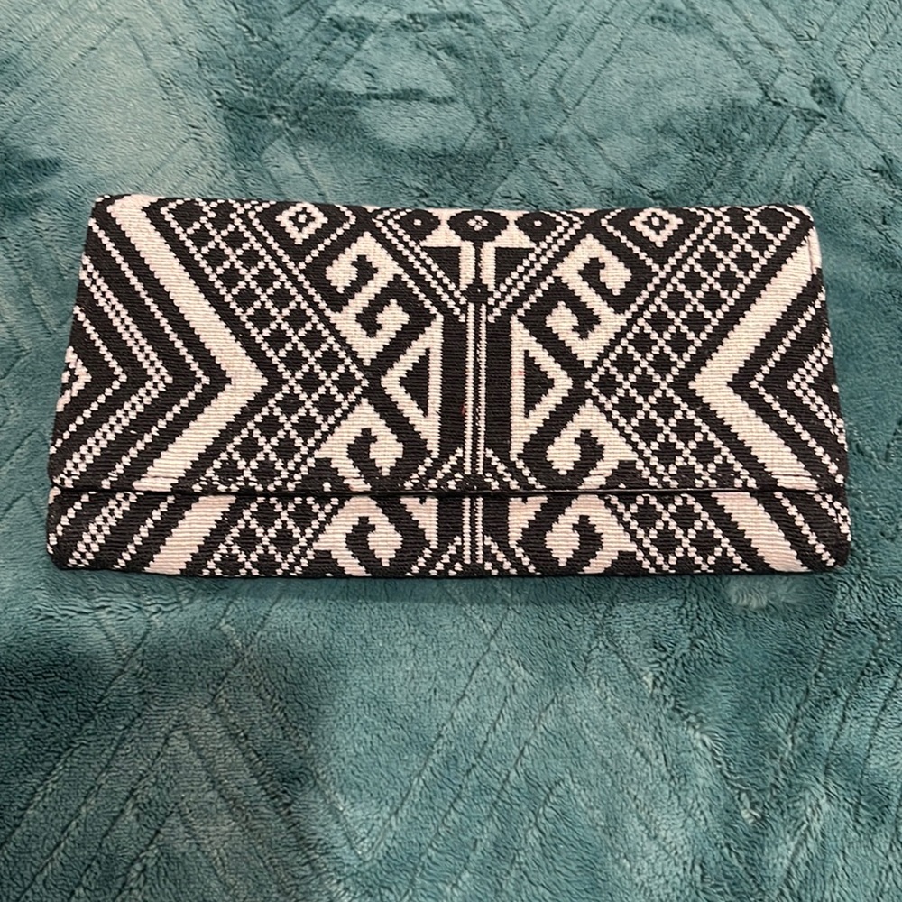 Black and White Boho Style Wallet